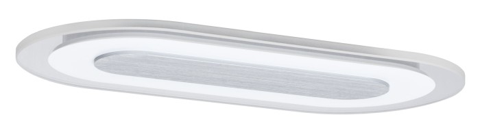 Spot încastrabil Whirl oval LED cu flux luminos variabil, 1x8W 230V 115x230mm aluminiu/satin [2]