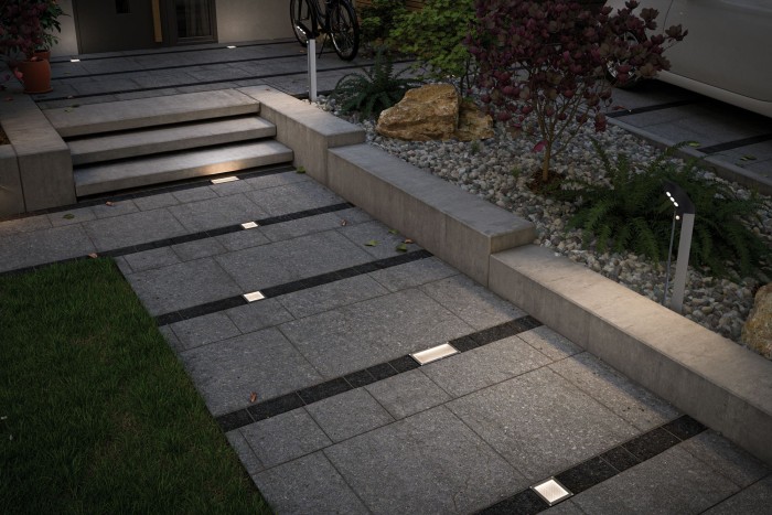 Spot pardoseală solar Cube IP67 LED 1x0,24W 100x100mm inox-plastic [4]