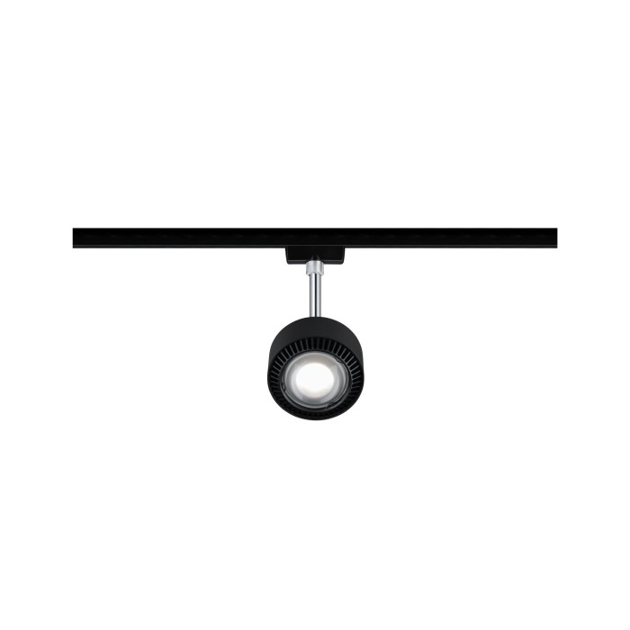 Spot pentru șină Urail, Aldan 9W negru/crom mat, cu flux luminos variabil [4]