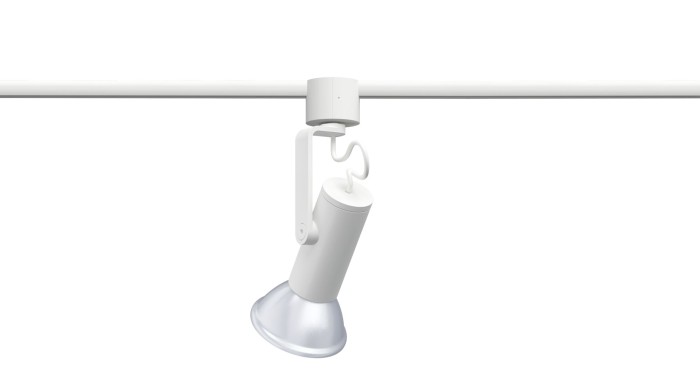 Spot pentru șină Urail, Apol II max50W E27 alb [3]