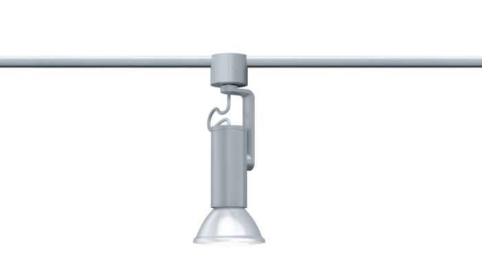 Spot pentru șină Urail, Apol II max50W E27 crom mat [4]