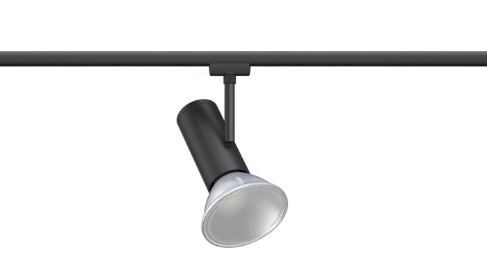 Spot pentru șină Urail, Apol max50W E27 negru [5]