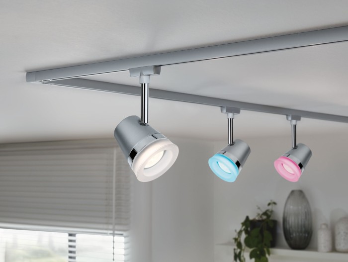 Spot pentru șină Urail, ZigBee Cone, RGBW 6W GU10 crom mat [9]