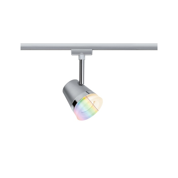 Spot pentru șină Urail, ZigBee Cone, RGBW 6W GU10 crom mat [2]