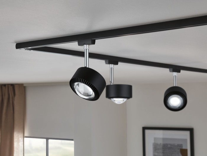 Spot URail Aldan 9W 4000K, negru, metal, cu flux luminos variabil [6]