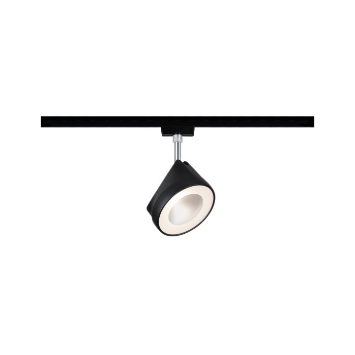 Spot URail Arena 1x14W negru mat/ crom 230V metal 2700K, flux luminos variabil [1]