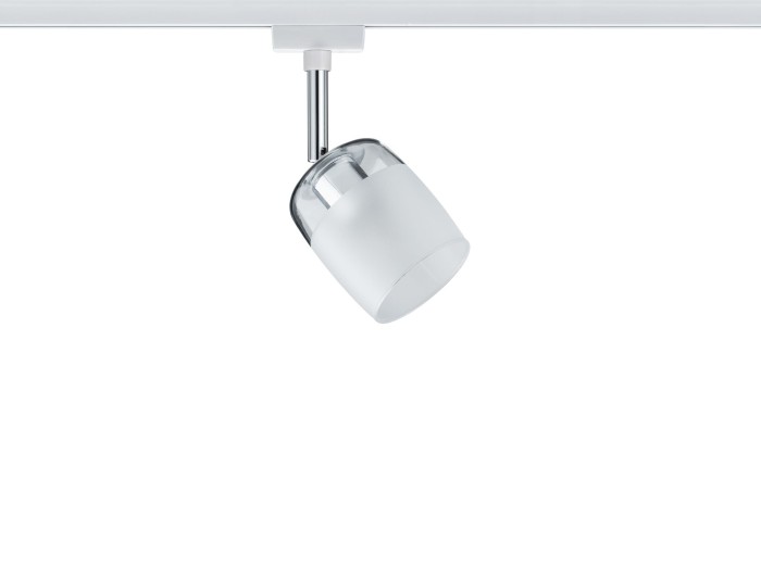 Spot URail Blossom max. 1x10W G9 alb/clar/satin 230V metal/sticlă [2]