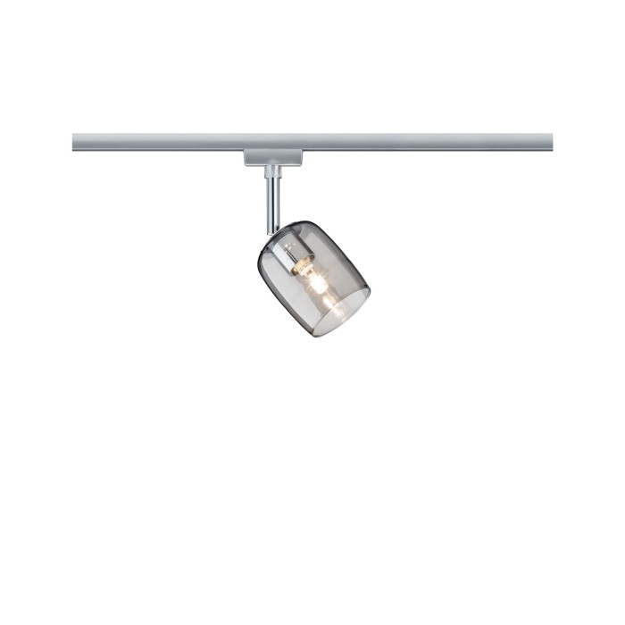 Spot URail Blossom max. 1x10W G9 crom mat/sticlă afumată 230V metal/sticlă [1]