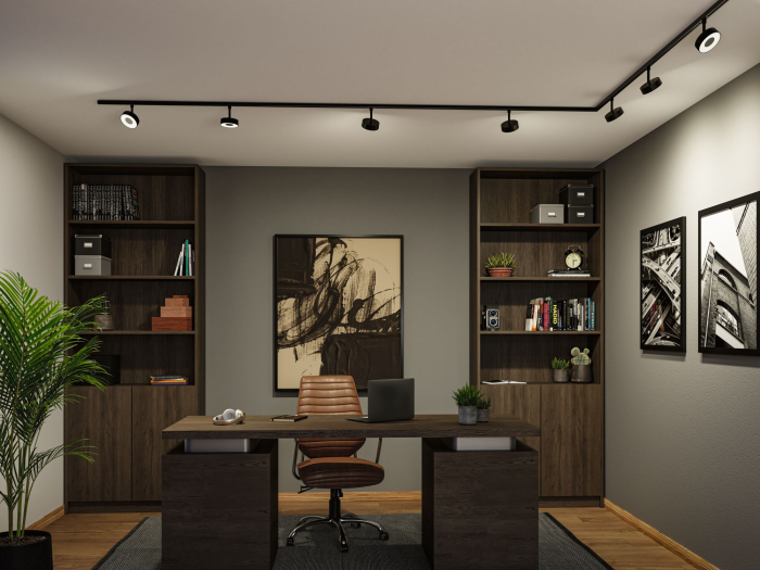 Spot URail Circle, 180lm, 5W, 2700 - 4000K, flux luminos variabil în 3 pași, 230V, negru mat [5]