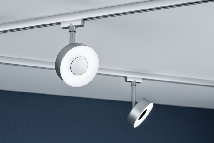 Spot URail Circle 5W 4000K crom mat, metal, cu flux luminos variabil [2]