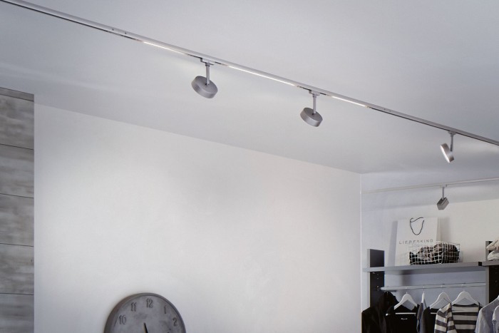 Spot URail Circle 5W 4000K crom mat, metal, cu flux luminos variabil [3]