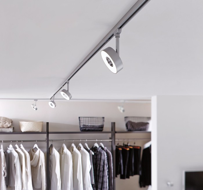 Spot URail Circle 5W 4000K crom mat, metal, cu flux luminos variabil [5]