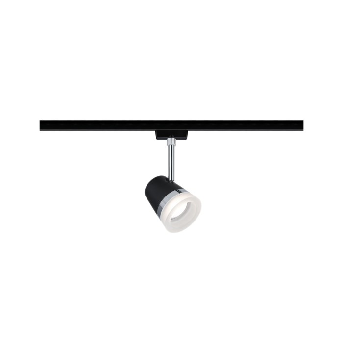 Spot URail Cone max 1x15W negru mat/ crom 230V metal/plastic [4]