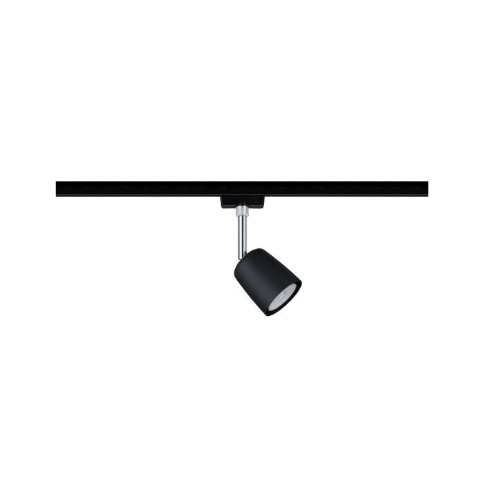 Spot URail Cover max 1x10W GU10 negru mat/crom 230V metal/plastic [3]