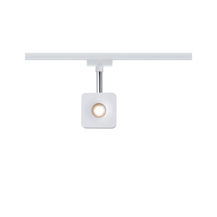 Spot URail Cube 1x8W alb/crom 230V metal/plastic, flux luminos variabil [4]