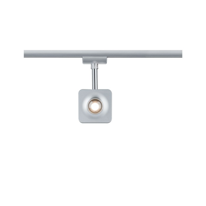 Spot URail Cube 1x8W crom mat/crom 230V metal/plastic, flux luminos variabil [3]