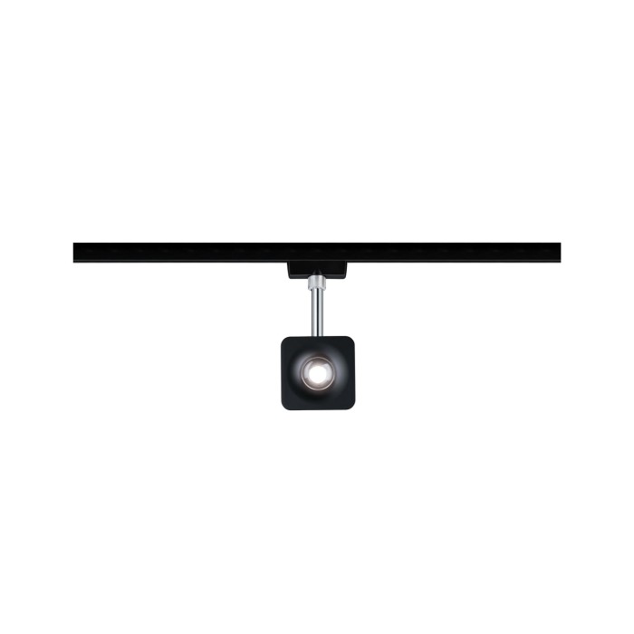 Spot URail Cube 1x8W negru mat crom 230V metal/plastic 4000K, flux luminos variabil [4]