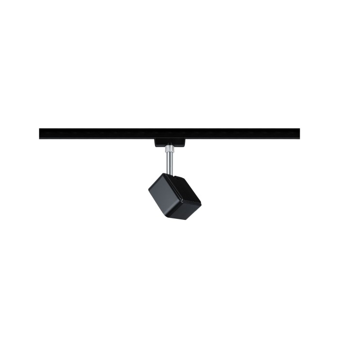Spot URail Cube 1x8W negru mat crom 230V metal/plastic 4000K, flux luminos variabil [3]