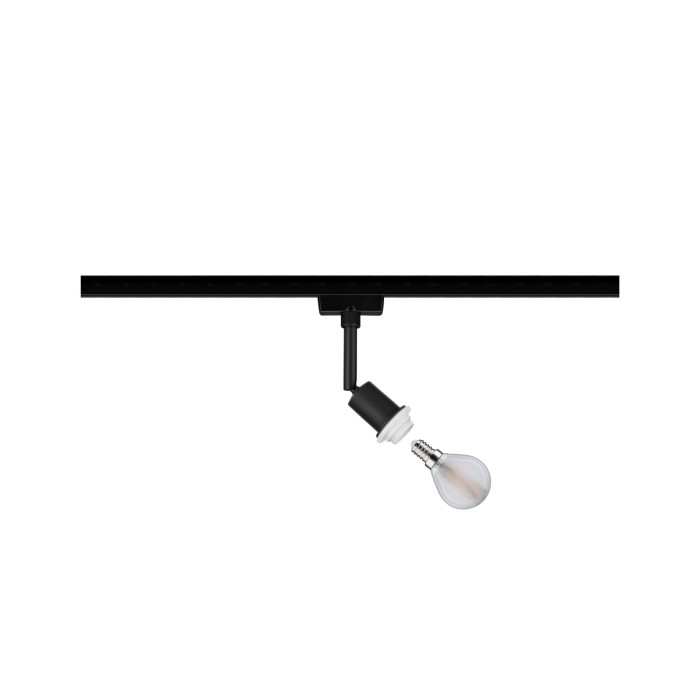 Spot URail DecoSystems max 1x20W E14 230V negru mat [3]