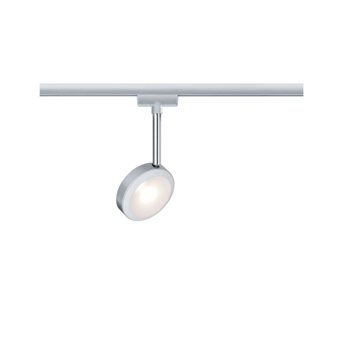 Spot URail Discus 1x5W crom mat crom 230V metal/plastic, flux luminos variabil [1]