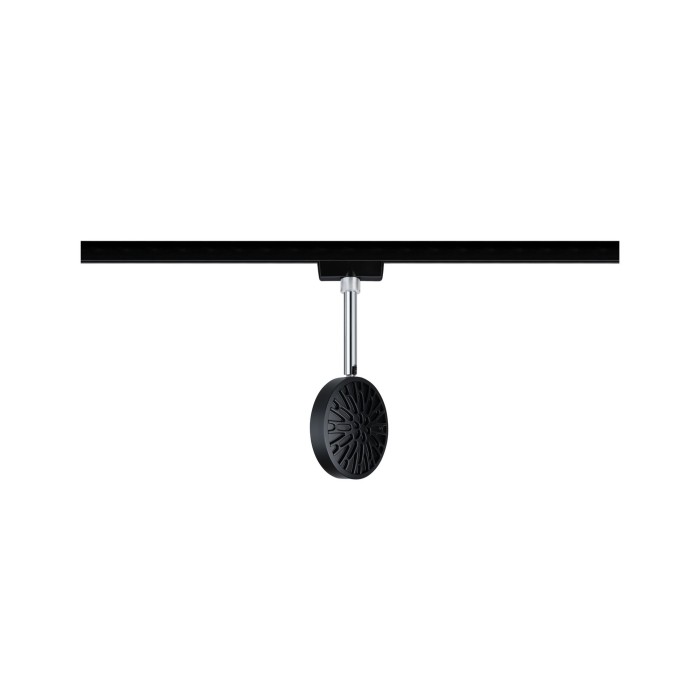 Spot URail Discus 1x5W negru mat crom 230V metal/plastic 2700K, flux luminos variabil [3]