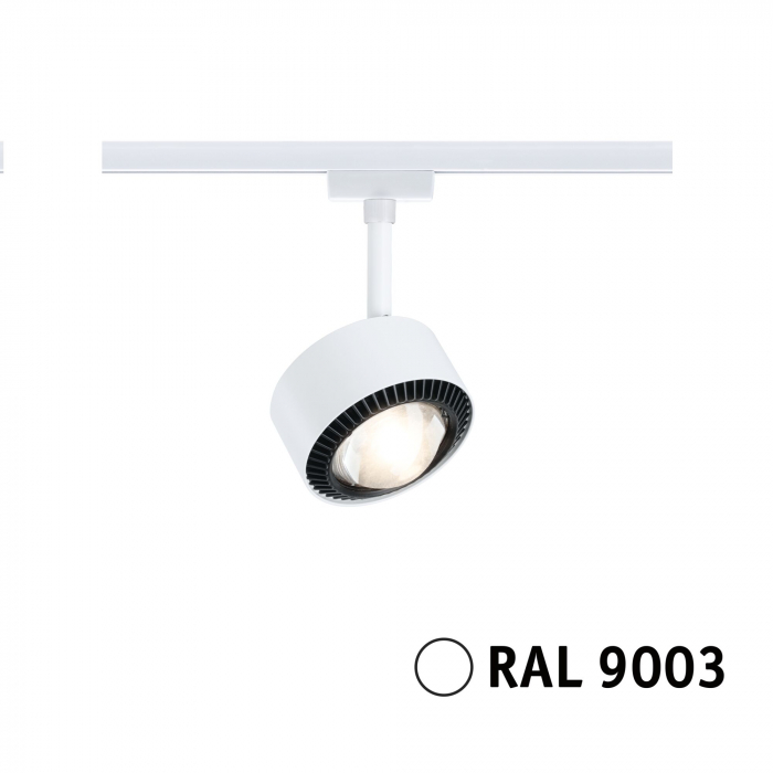 Spot URail LED Aldan, 470lm, 8W, 3000K, 230V, alb Signal, flux luminos variabil [2]