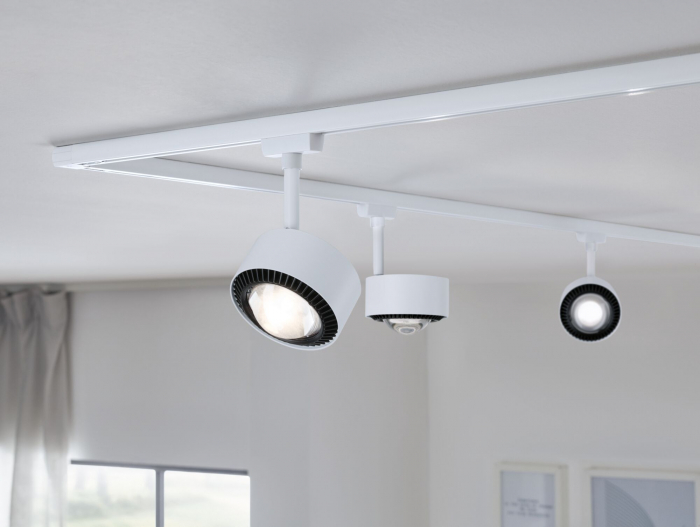 Spot URail LED Aldan, 470lm, 8W, 3000K, 230V, alb Signal, flux luminos variabil [5]