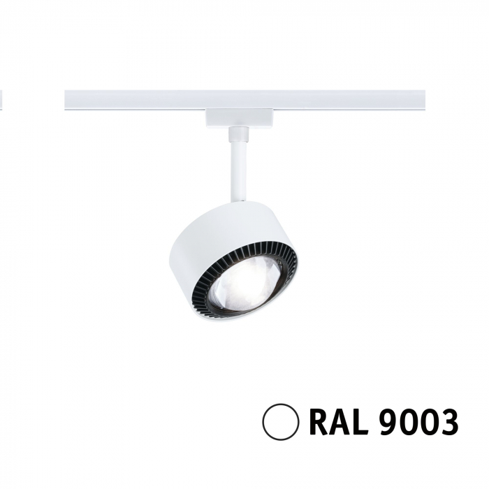 Spot URail LED Aldan, 470lm, 8W, 4000K, 230V, alb Signal, flux luminos variabil [5]