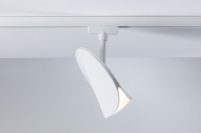 Spot URail LED Alejandro, 800lm, 10W, 3000K, 230V, alb Signal, flux luminos variabil în 3 pași [5]