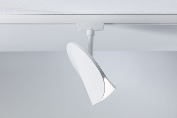 Spot URail LED Alejandro, 800lm, 10W, 4000K, 230V, alb Signal, flux luminos variabil în 3 pași [2]