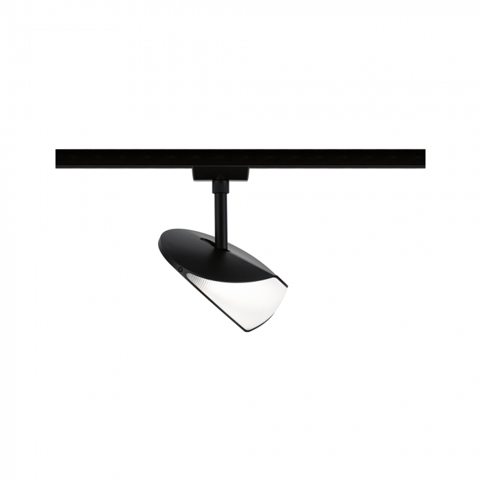 Spot URail LED Alejandro, 800lm, 10W, 4000K, 230V, negru mat, flux luminos variabil în 3 pași [1]