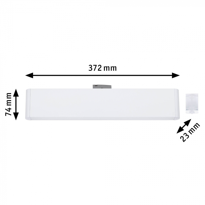 Spot URail LED Ceris, 850lm, 9,5W, 4000K, 230V, alb Signal, cu flux luminos variabil în 3 pași [5]