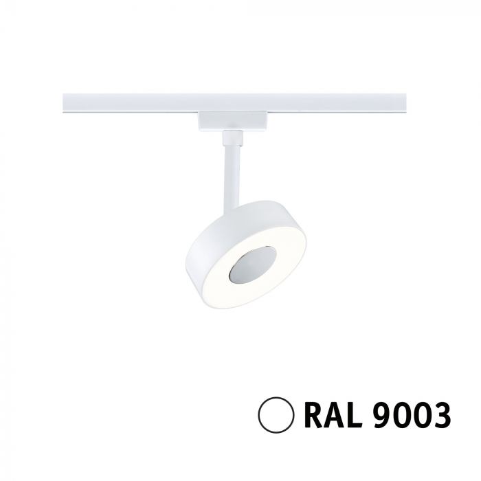 Spot URail LED Circle, 180lm, 5W, 3000K, 230V, alb Signal, flux luminos variabil [7]