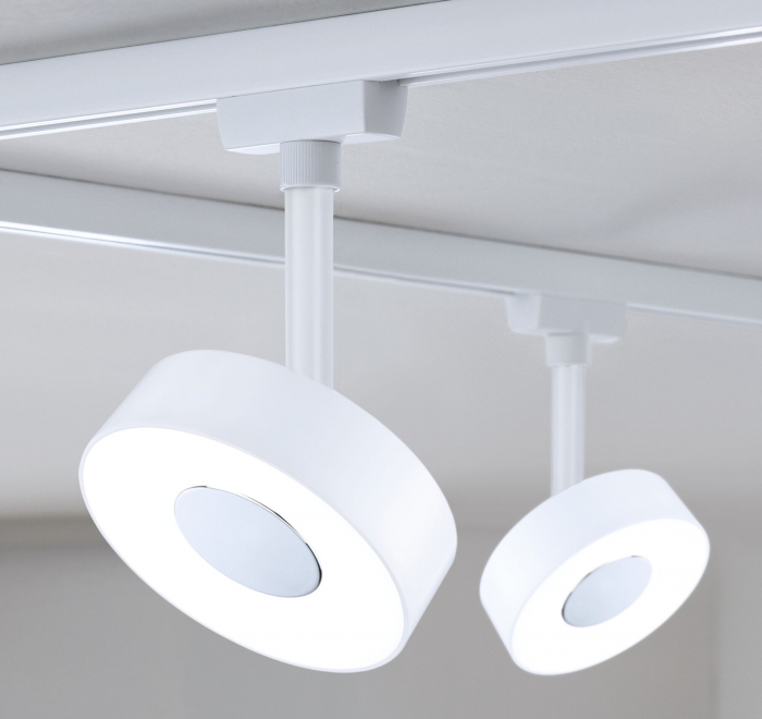Spot URail LED Circle 210lm, 5W, 3000K, 230V, alb Signal, flux luminos variabil în 3 pași [4]