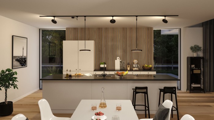 Spot URail LED Hildor, 850lm, 15W, 4000K, 230V, negru mat, cu flux luminos variabil [4]