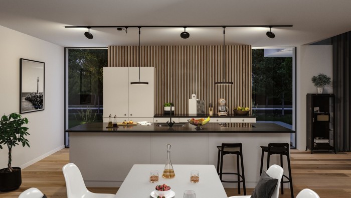 Spot URail LED Hildor, 850lm, 15W, 4000K, 230V, negru mat, cu flux luminos variabil [5]