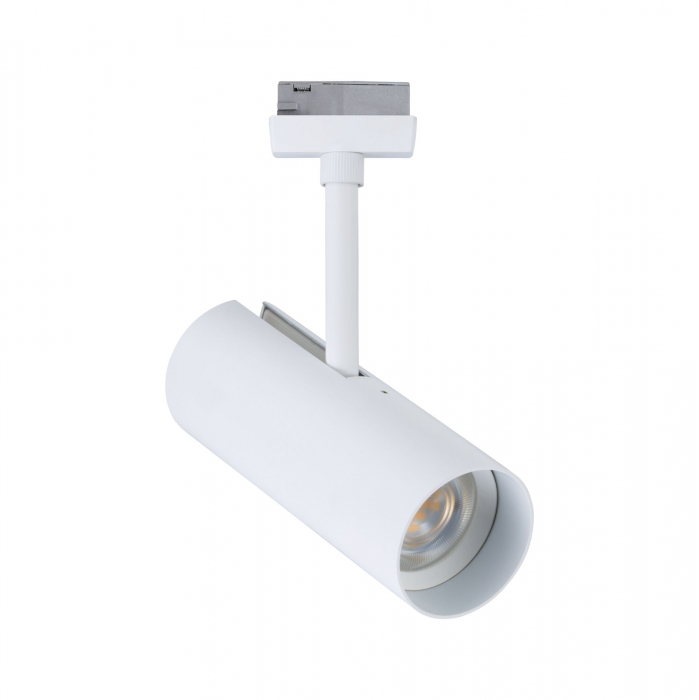 Spot URail LED Theron, 1100lm, 11W, 4000K, 230V, alb Signal, cu flux luminos variabil [1]