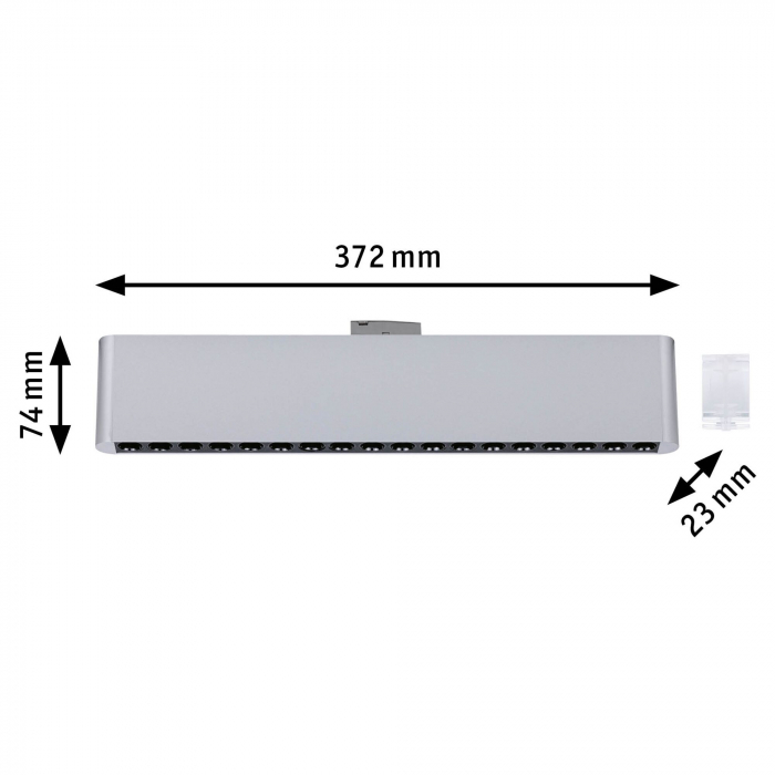 Spot URail LED Zelos, 1100lm, 10W, 4000K, 230V, crom mat, cu flux luminos variabil în 3 pași [3]