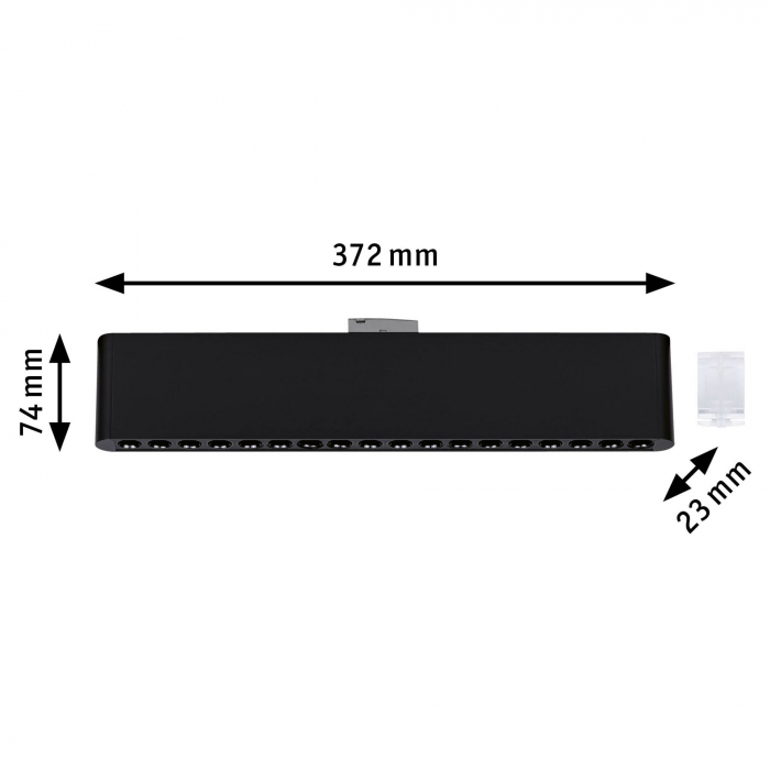 Spot URail LED Zelos, 1100lm, 10W, 4000K, 230V, negru mat, cu flux luminos variabil în 3 pași [4]