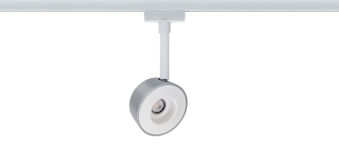 Spot URail Pellet 1x4W alb/crom mat 230V metal/plastic, cu flux luminos variabil [2]