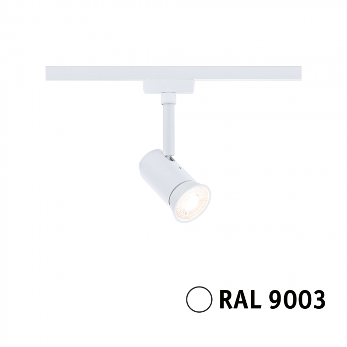 Spot URail Runa, max 1x10W, GU10, alb Signal, 230V, plastic [6]