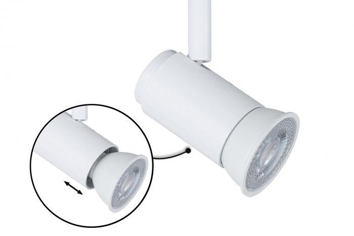 Spot URail Runa, max 1x10W, GU10, alb Signal, 230V, plastic [3]