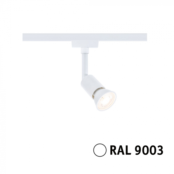 Spot URail Salt, max 1x10W, GU10, alb Signal, 230V, plastic [4]