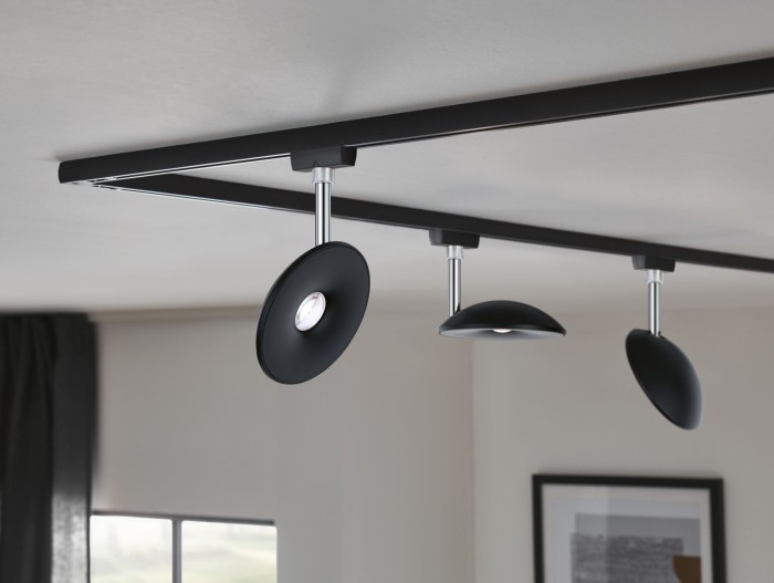 Spot URail Sphere 7,4W 4000K negru, cu flux luminos variabil [6]