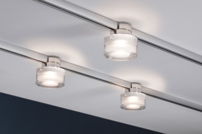 Spot URail Topa Dot 1x5,2W crom/clar/satin 230V metal/acryl [4]