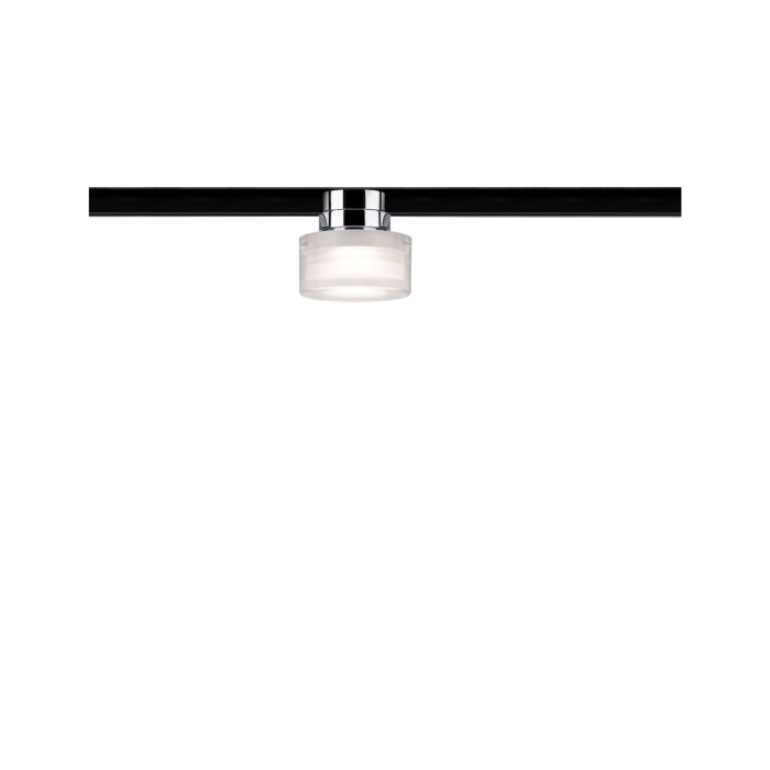 Spot URail Topa Dot 1x5,2W crom/clar/satin 230V metal/acryl [3]