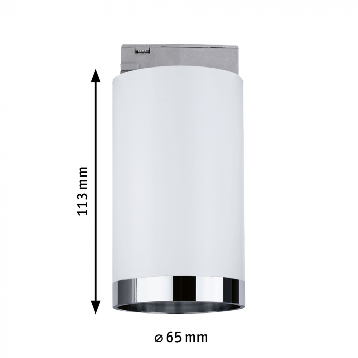 Spot URail Tube, max10W, GU10, alb Signal, 230V [6]
