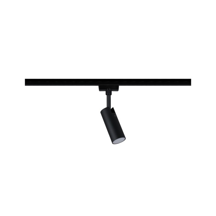 Spot URail Tubo 1x5W negru mat/crom 230V metal 4000K [3]