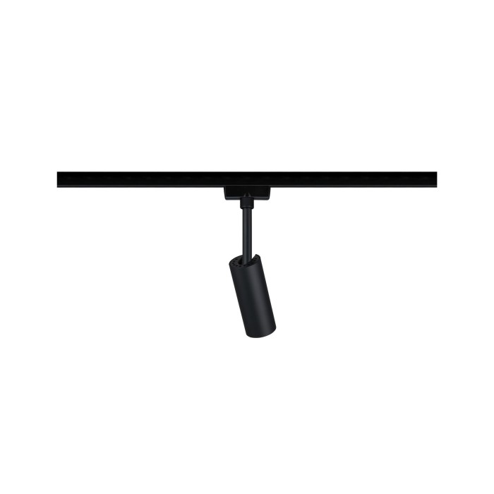 Spot URail Tubo 1x5W negru mat/crom 230V metal 4000K [4]