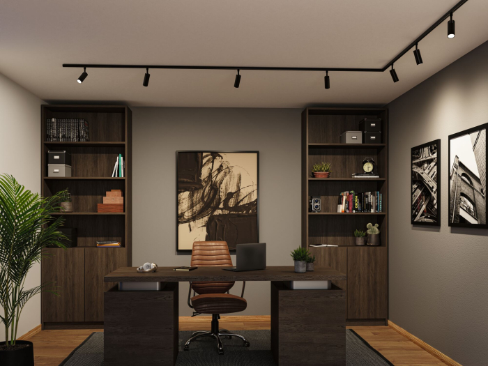 Spot Urail Tubo, 200lm, 4W, 2700 - 4000K,  230V, negru mat [5]